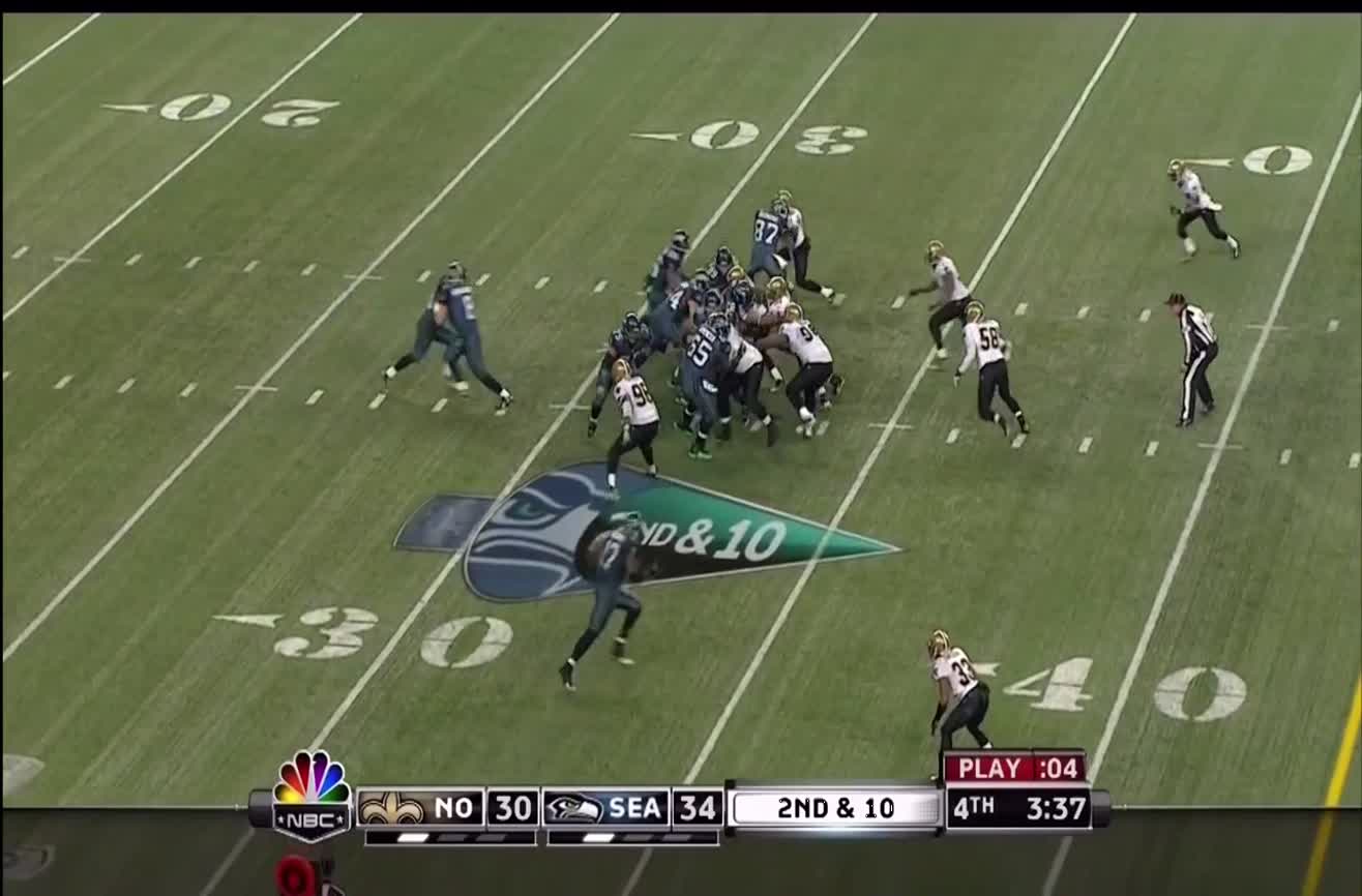 One of the best runs in NFL history.