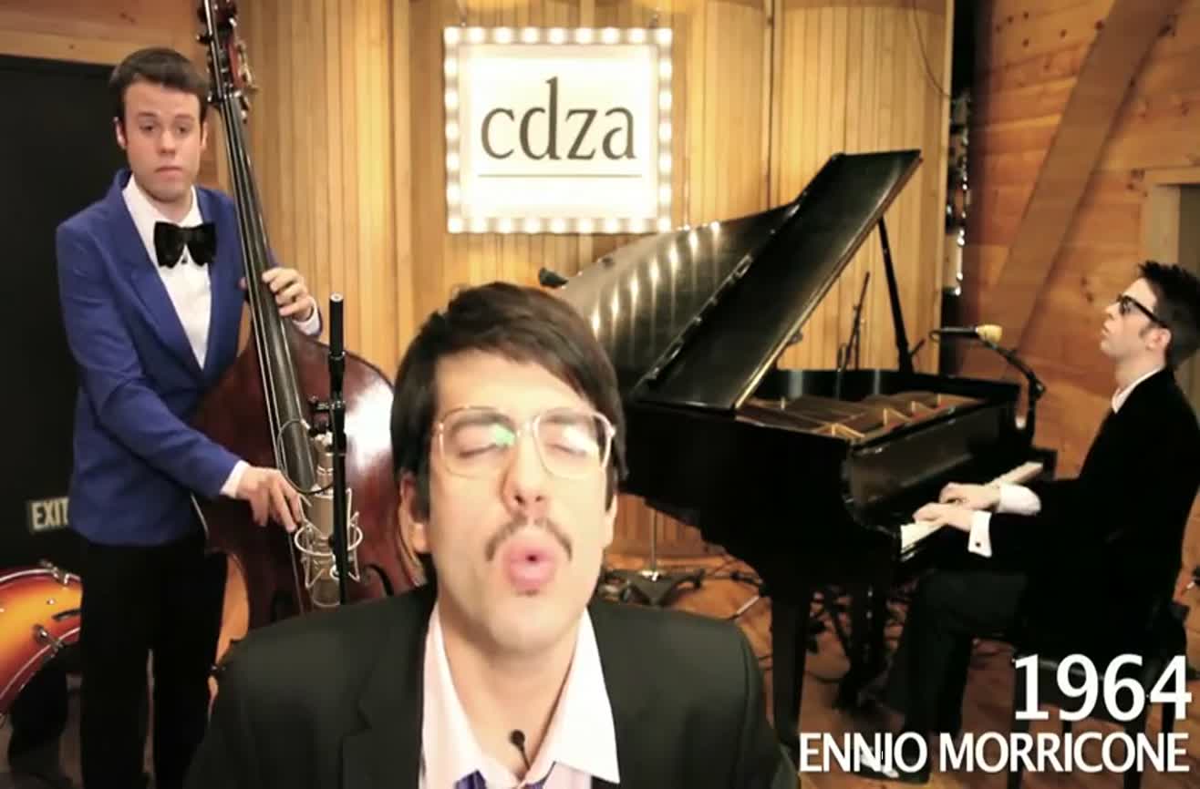 Whistling montage of history's greatest songs.