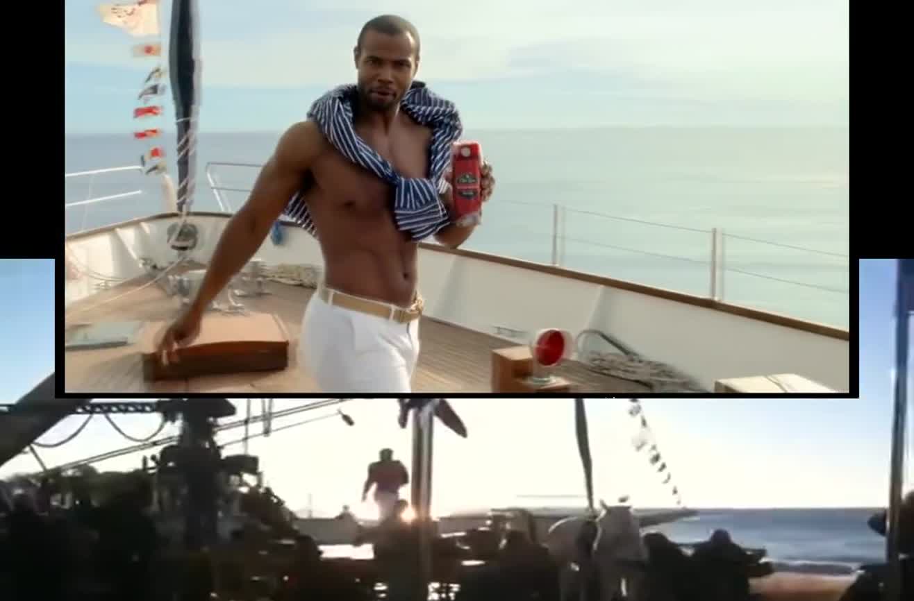 The Old Spice "I'm on a horse" commercial used no greenscreen.