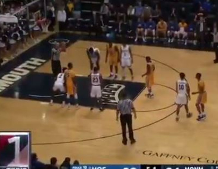 We've never seen a purposefullymissed free throw work this well.
