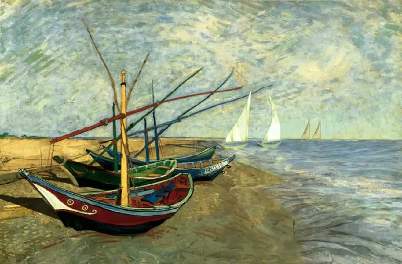 Van Gogh's paintings come to life.