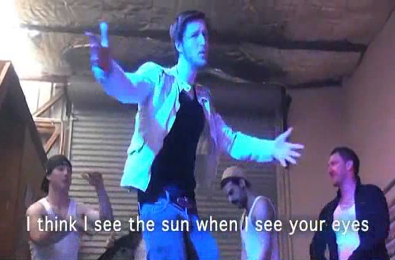 Fake boy band video turns into a surprising proposal.