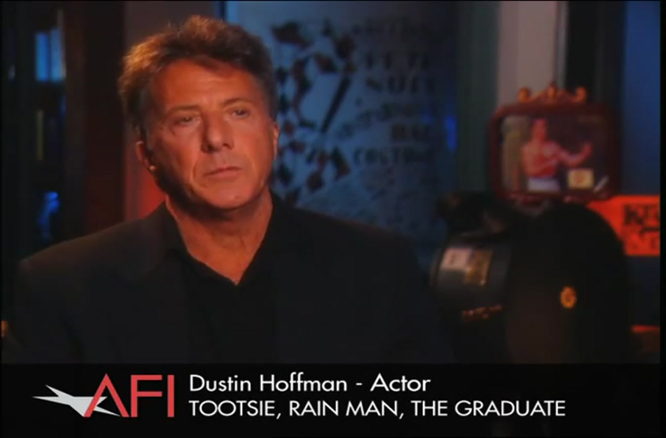 Watch till end: Dustin Hoffman discusses his role in "Tootsie".