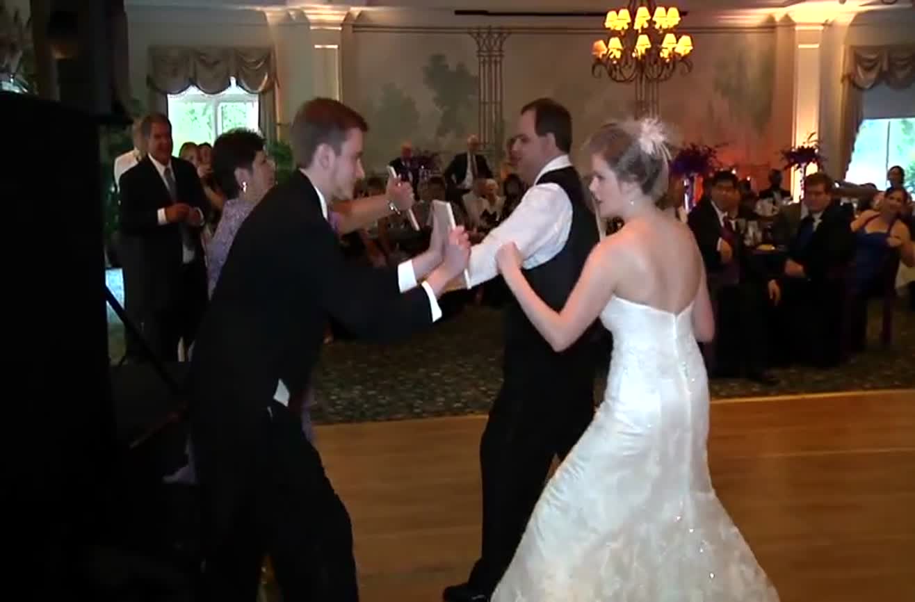 Kung fu fighting daddy-daughter dance.