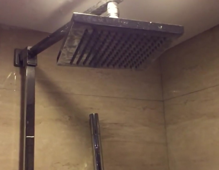 This is... not how a shower head is supposed to work.