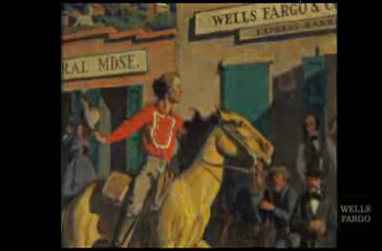 Reading the letters of Pony Express riders.