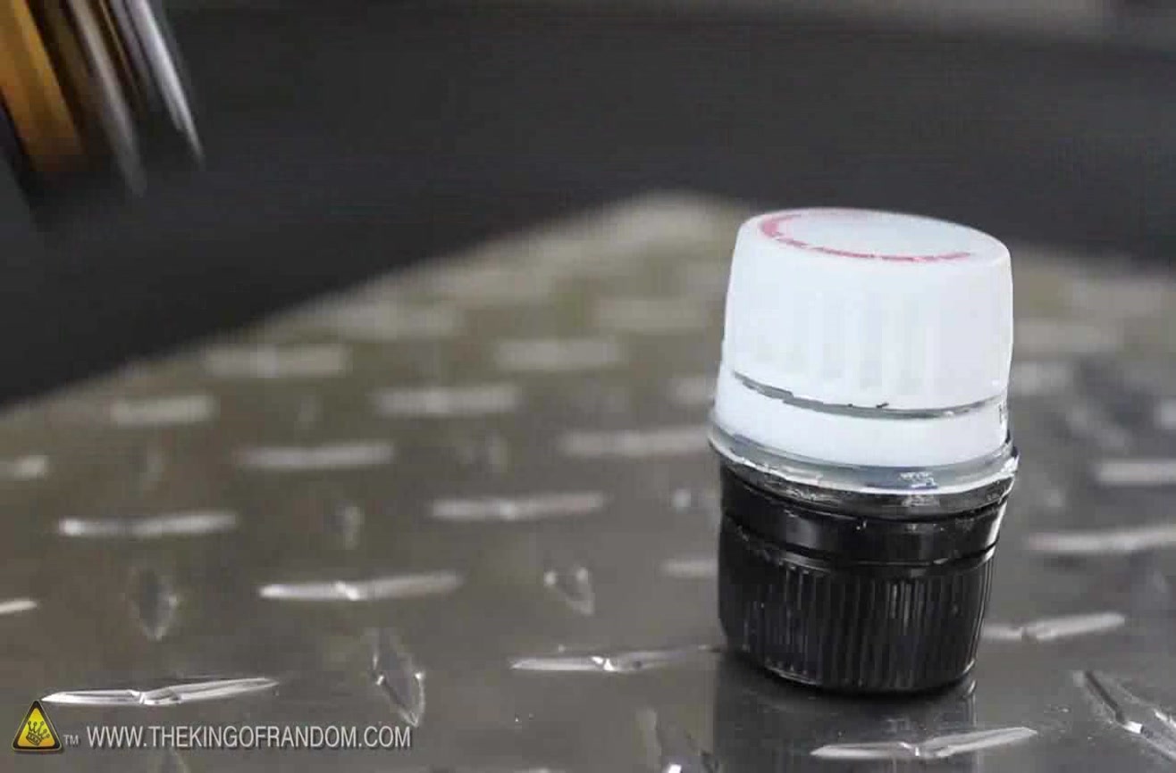 A clever use for recycled soda caps.