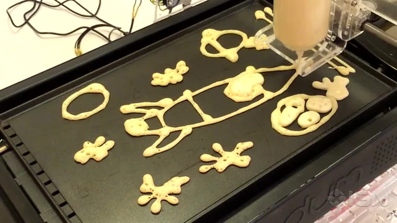 With this new pancake printer, art has never tasted so good.