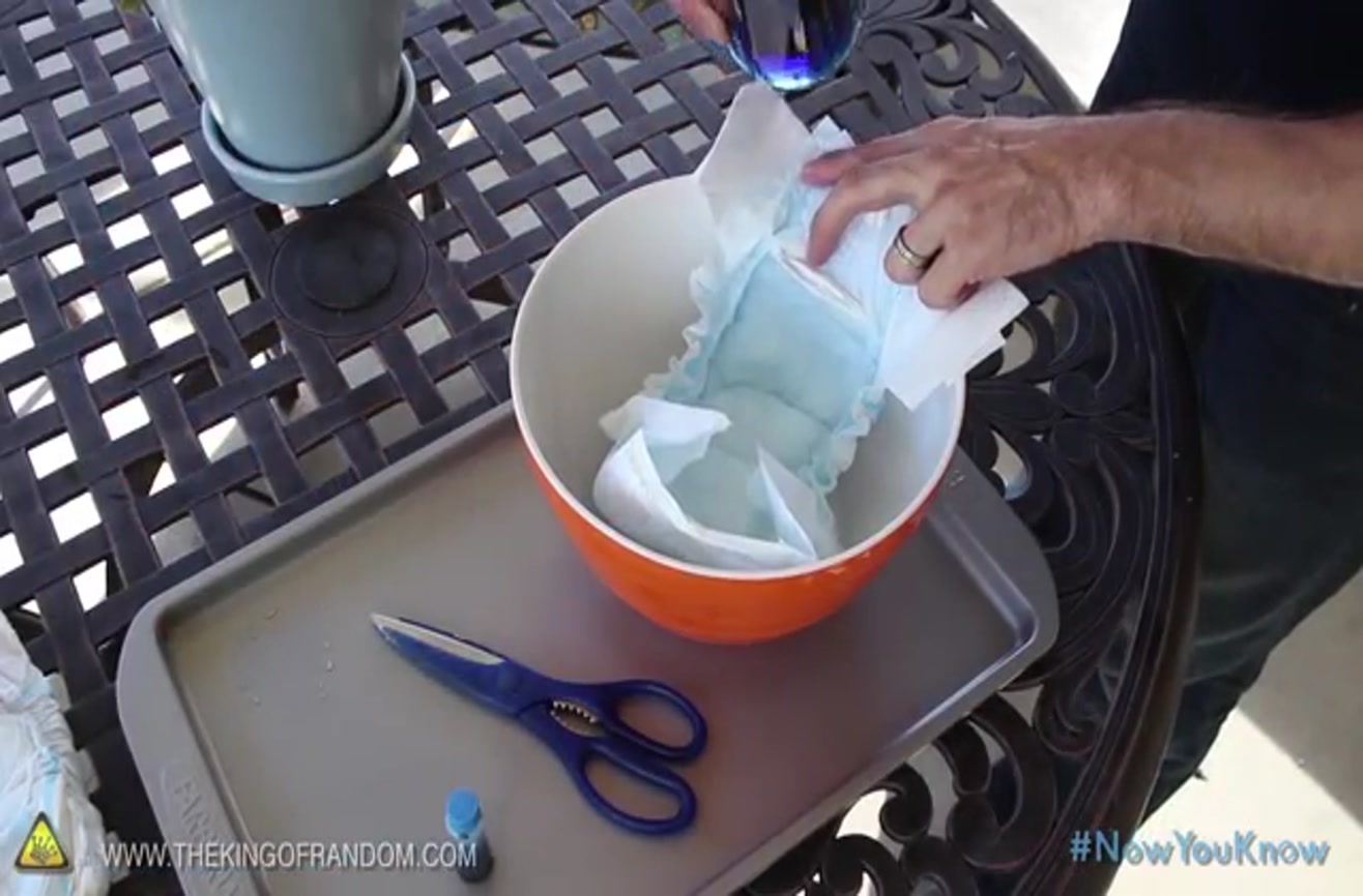 How diapers can help you grow better plants.