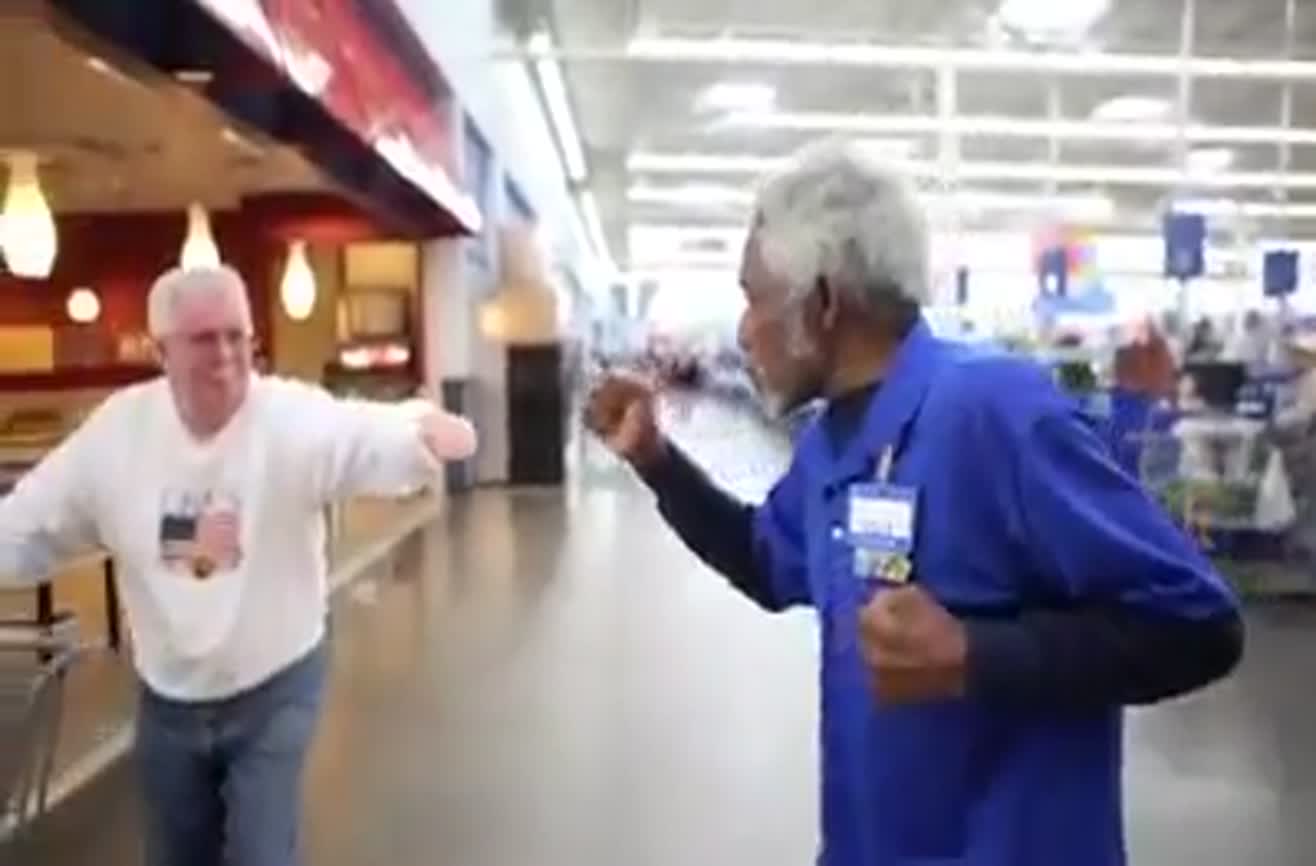 Awesome Walmart greeter.