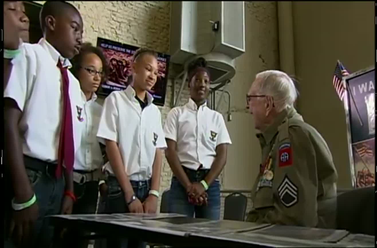 World War II veteran shares his story.