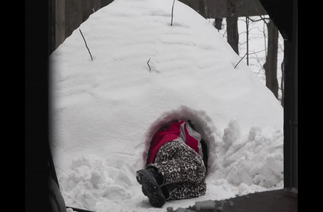 Building A Backyard Quinzee