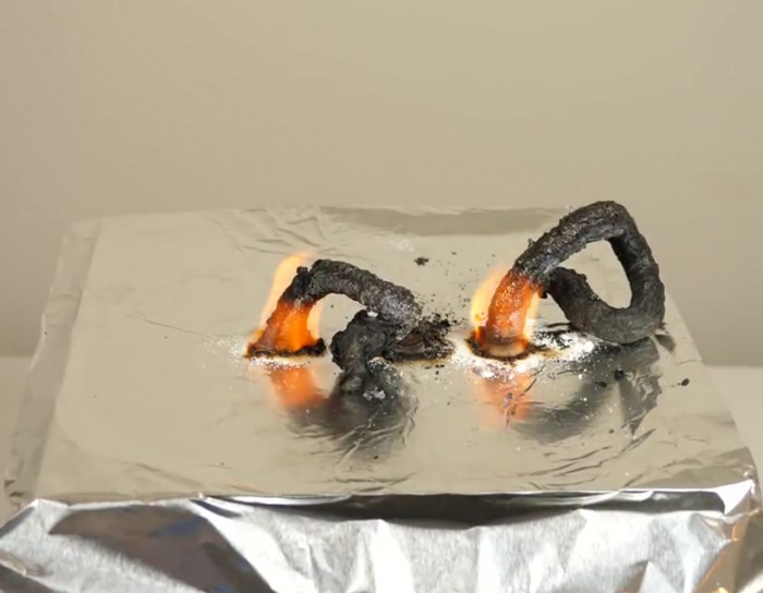 What happens when you mix ashes with sugar.