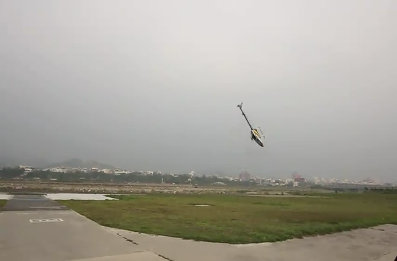 Unimaginable stunts with RC helicopter.