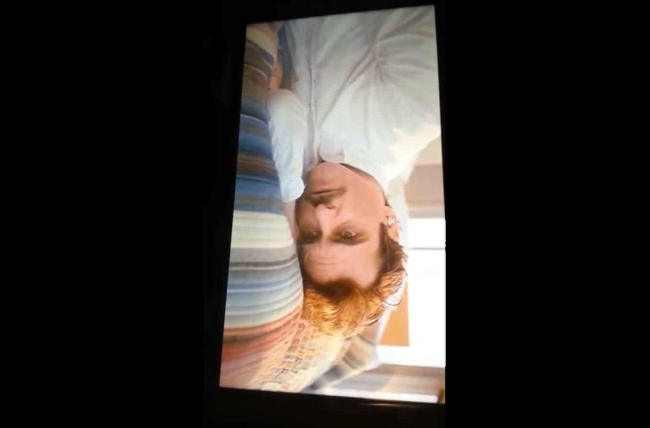 Joaquin Phoenix's forehead rotated.