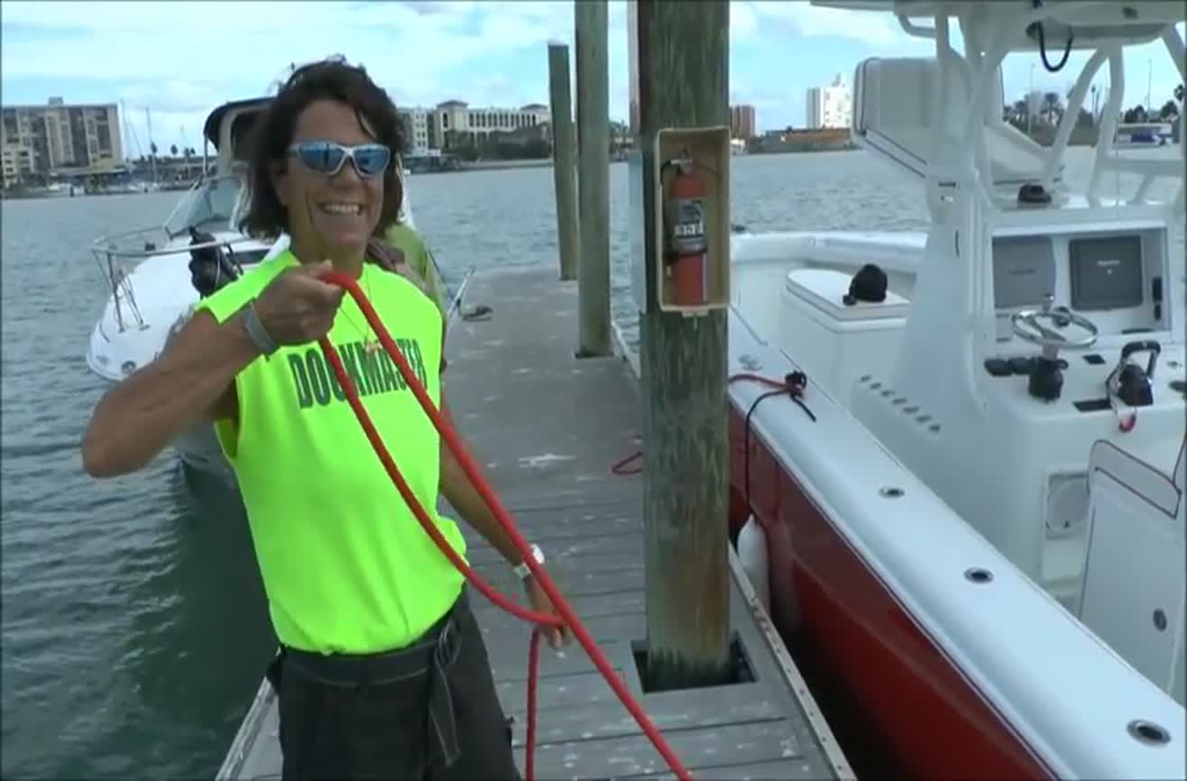 Best dock line handler ever.