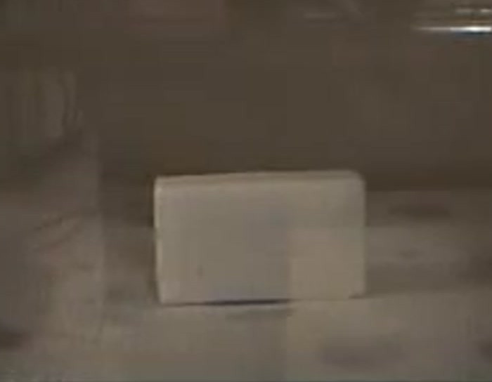 What happens when you put soap in the microwave.