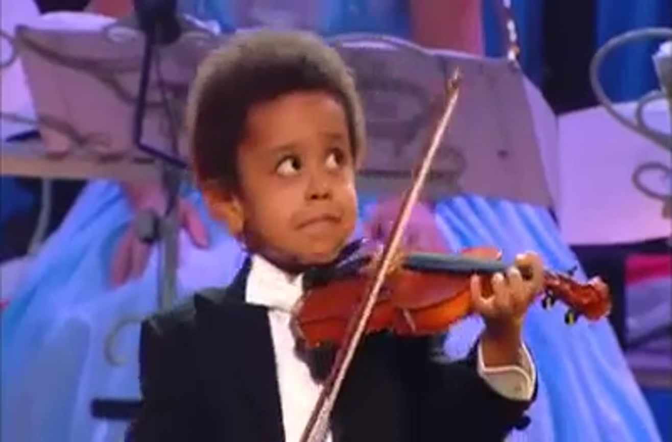 Fouryearold violin prodigy is better than most professionals.