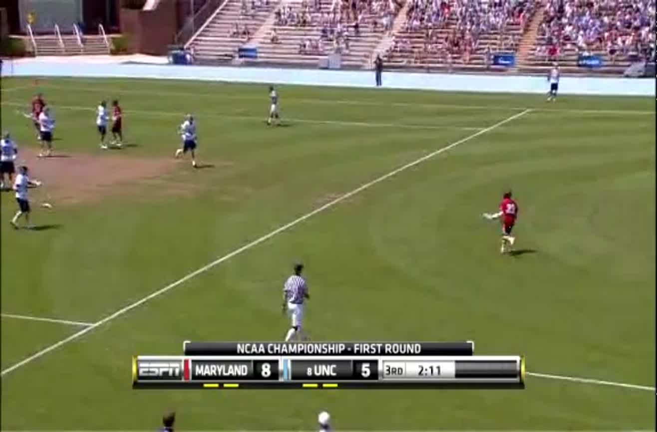 Lacrosse hidden ball trick.