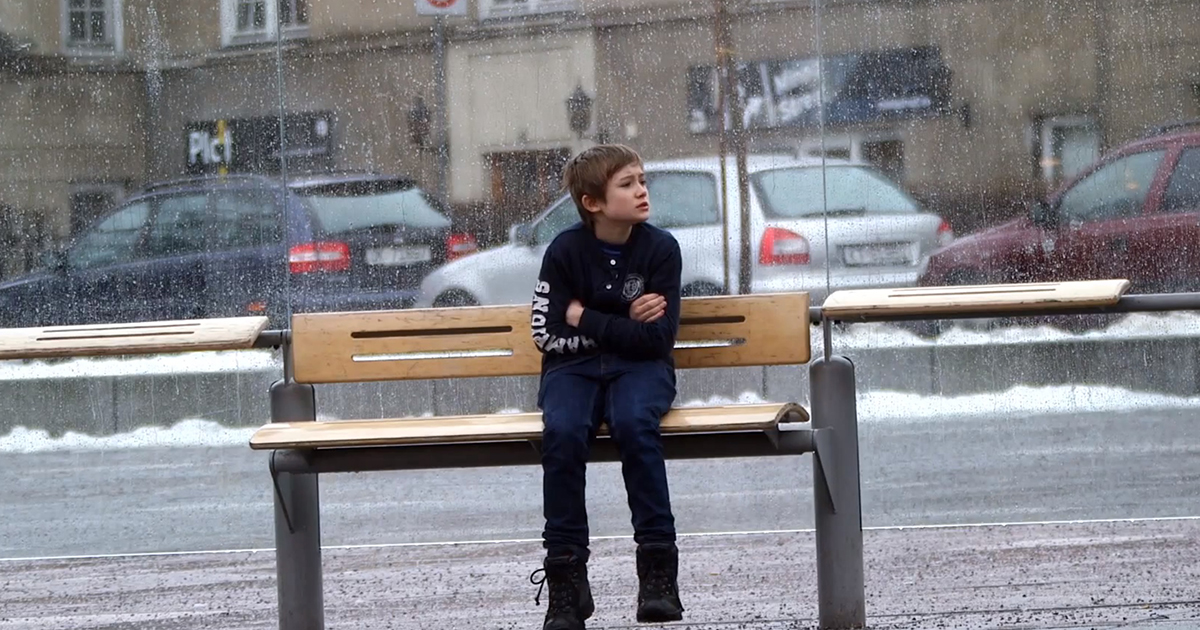 Norwegians react to a lonely boy out in the cold without a jacket.