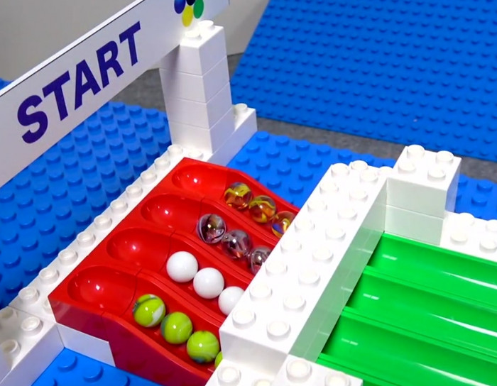 A series where teams of marbles compete in their own Olympic Games.