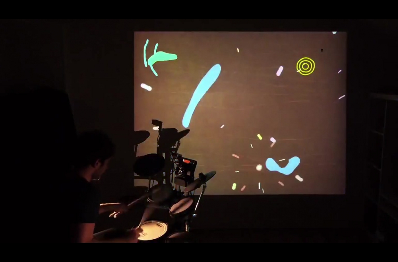 Drums and animations go surprisingly well together.