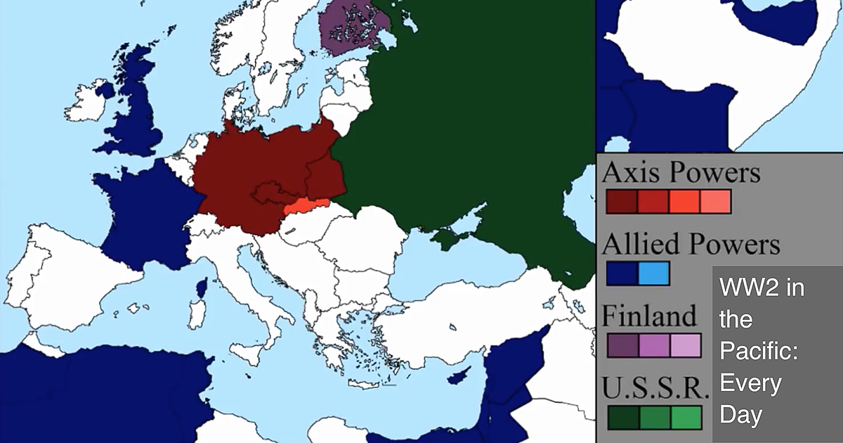 World War Two Map