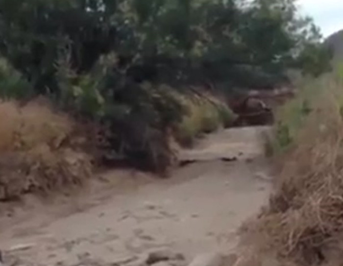This is what a flash flood looks like.
