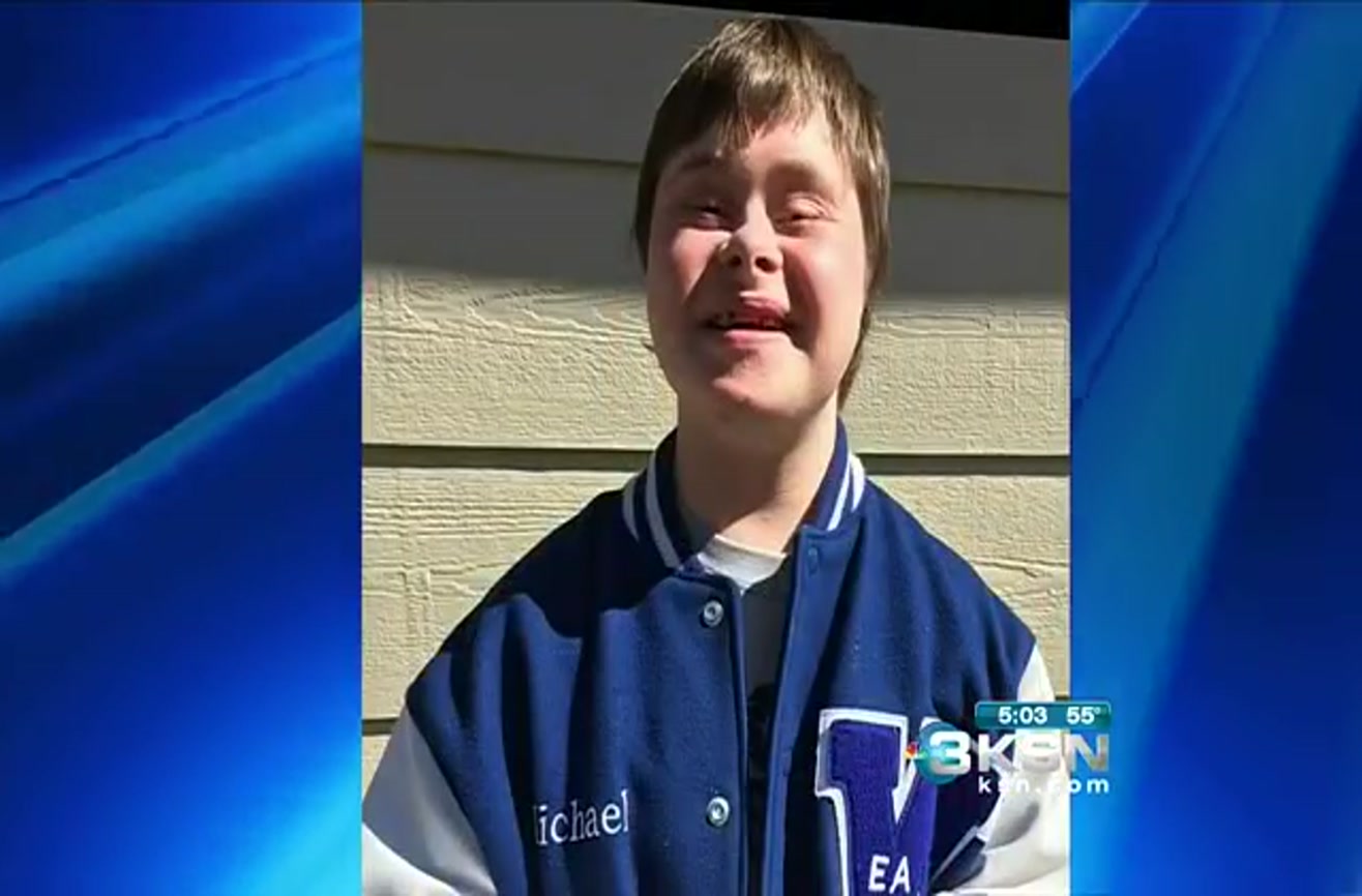 A special needs student was told he couldn't wear a varsity jacket at ...