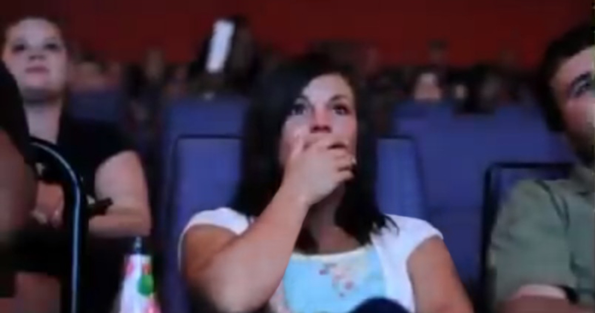 A movie marriage proposal.