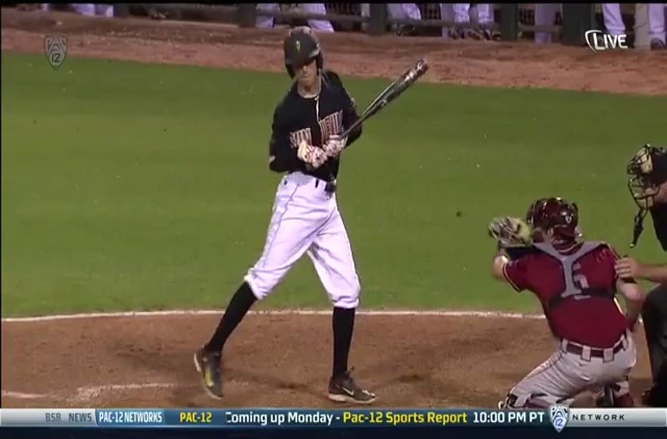 Batter gets hit by a pitch and stuns the crowd by catching it.