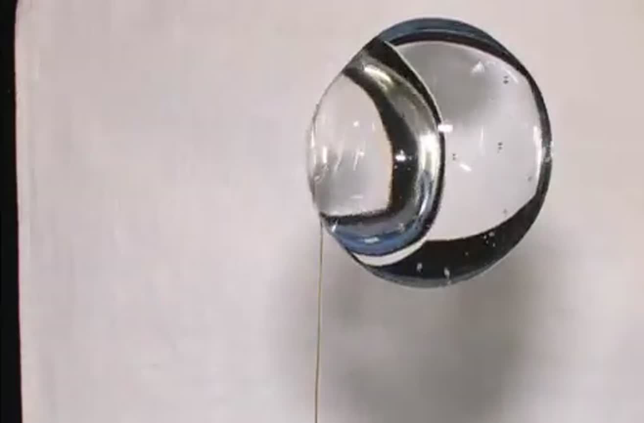 Amazing experiments with water in space.
