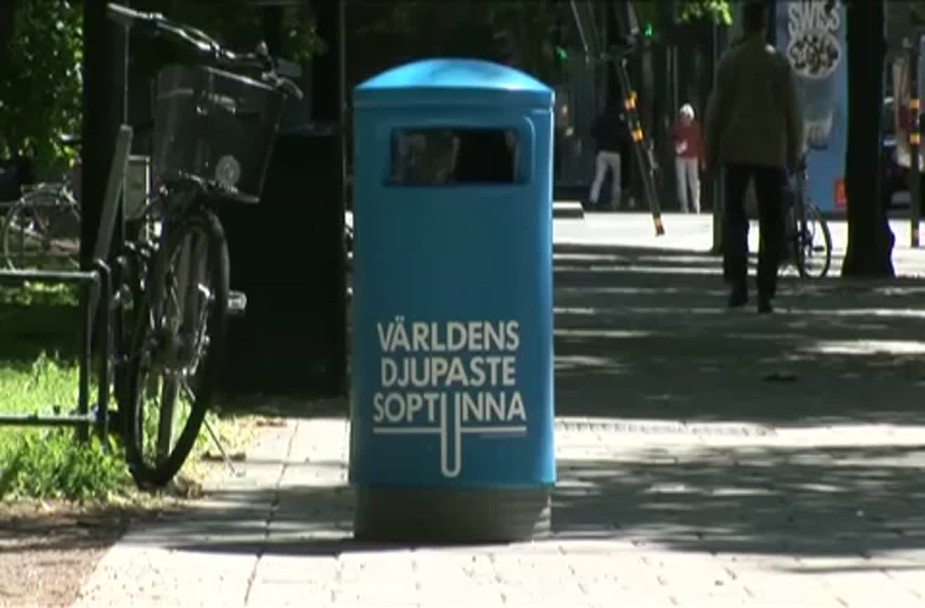 World's deepest bin.