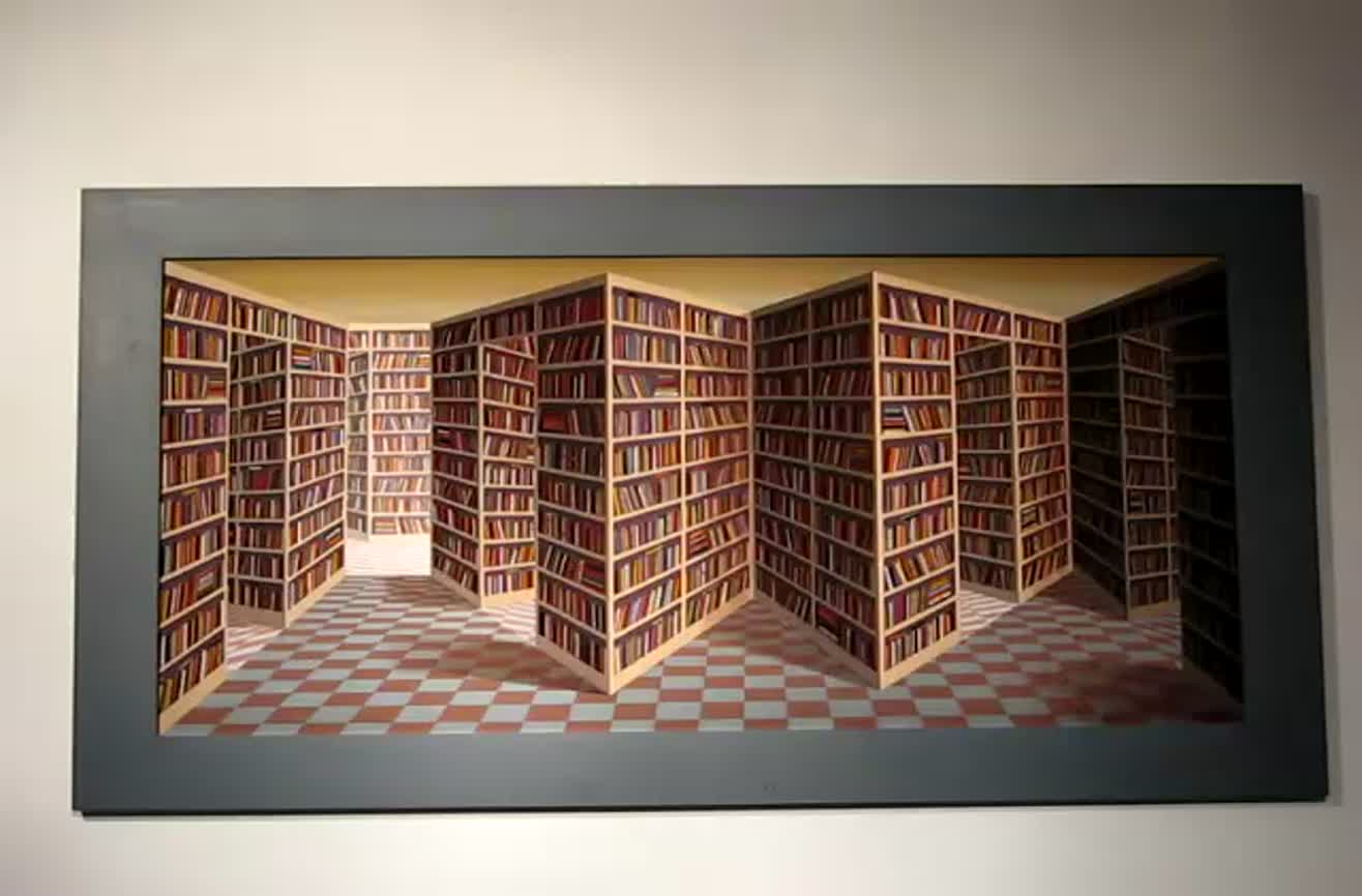 British Library, London The "Paradoxymoron" painting by