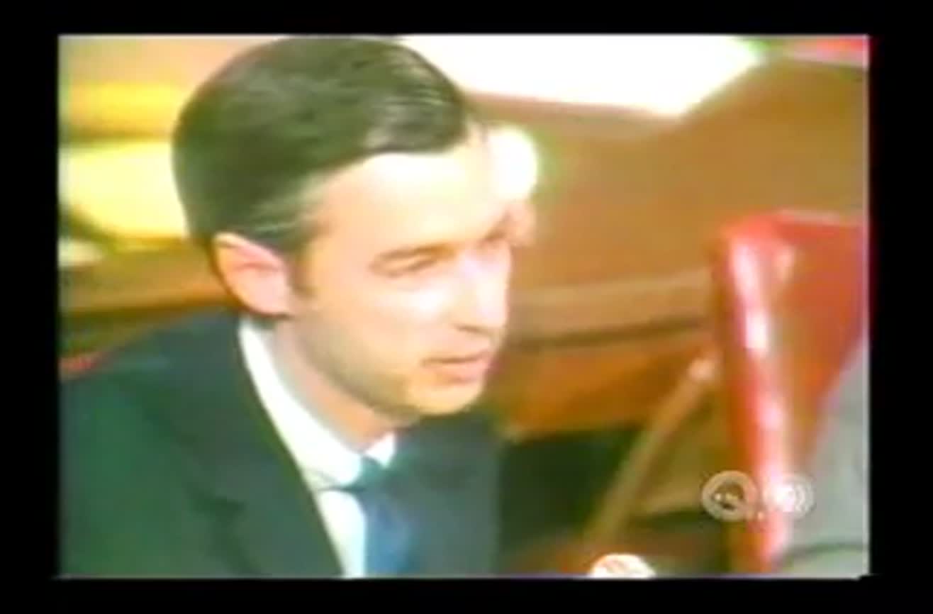 Mister Rogers awarded 20 million after defending PBS to US Senate in 1969.