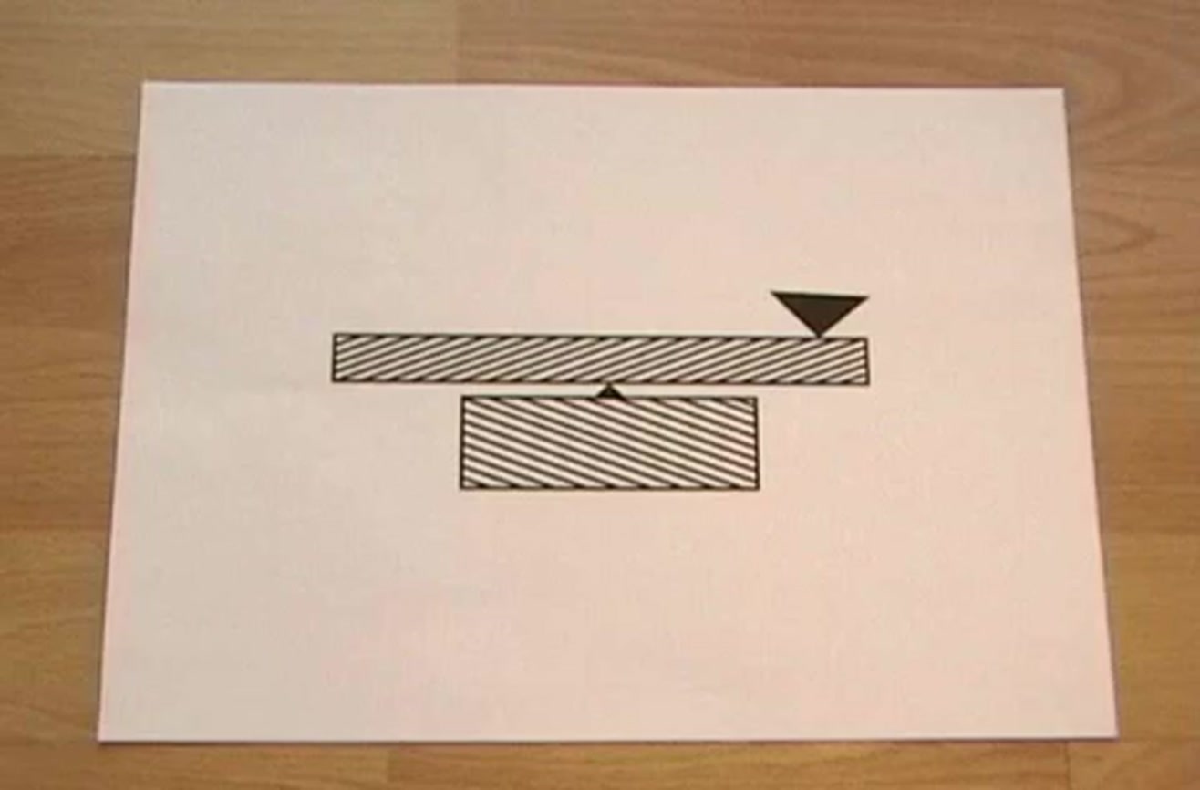 circles in rectangle illusion circles in rectangle illusion