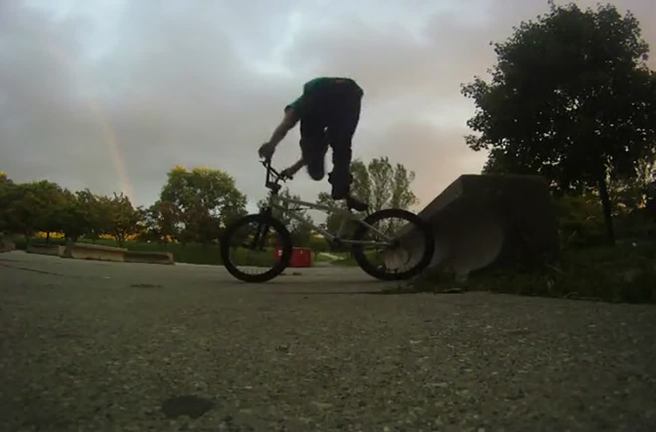 These BMX tricks are not of your usual variety.