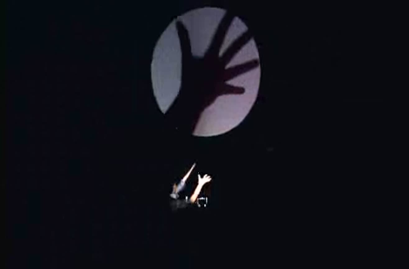 Amazing hand puppet show.