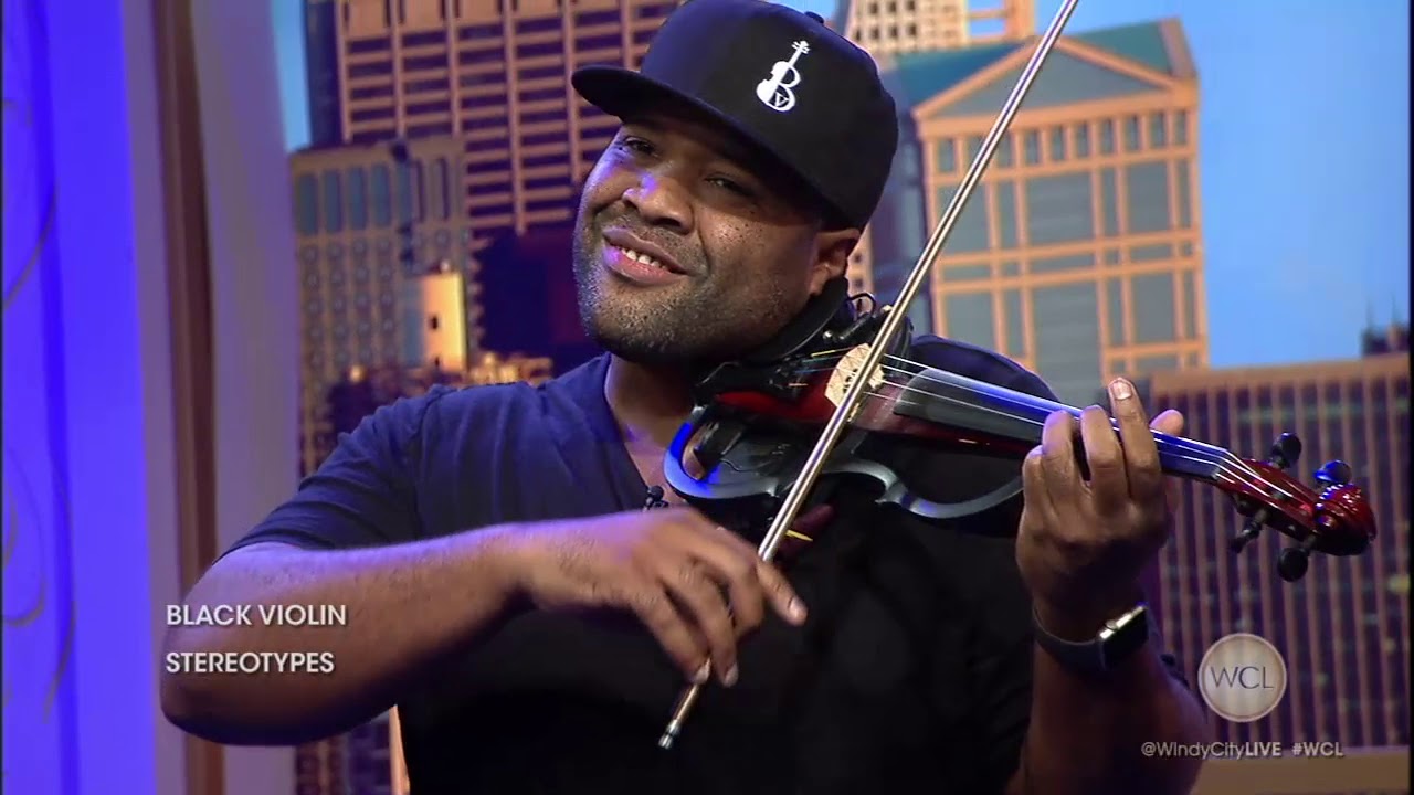 Classically trained hiphop duo Black Violins performs "Stereotypes"