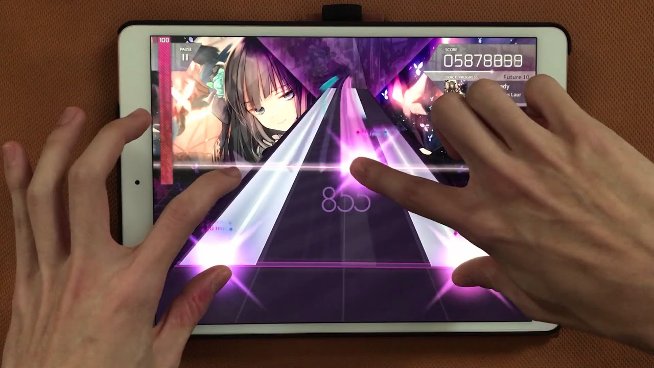 Complicated tablet rhythm game