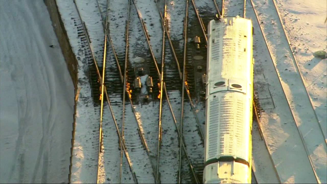 Chicago was so cold last week, they had to set the train tracks on fire