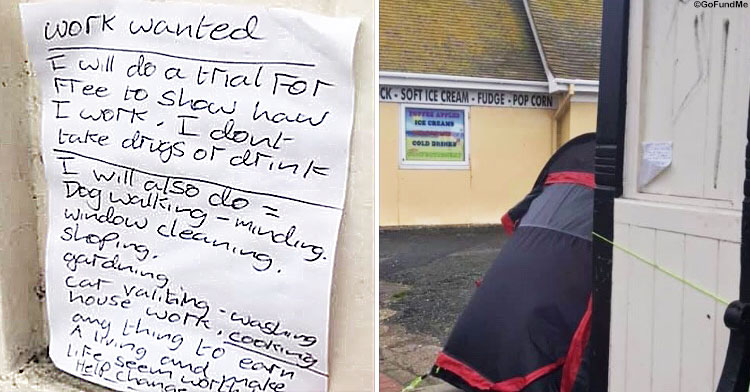 This Teenager Saw a Note from a Homeless Man and Decided to Help