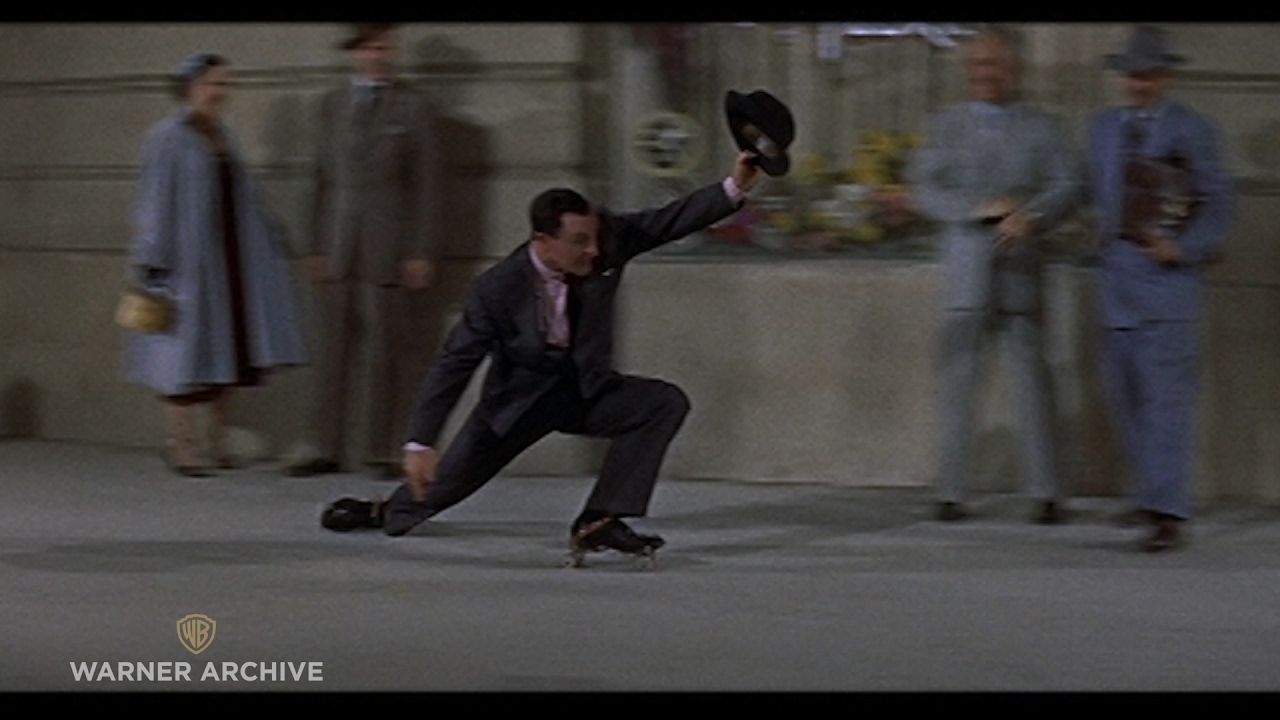 Gene Kelly makes tap dancing in roller skates look way too easy