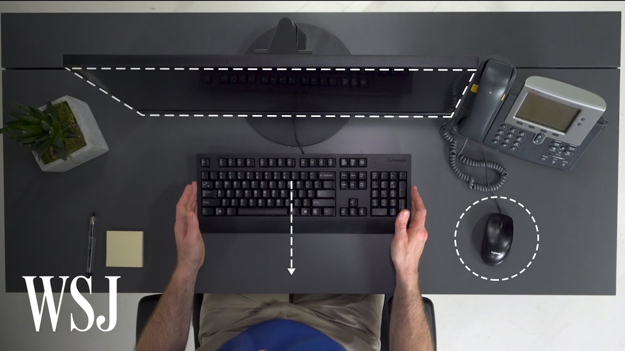 Ergonomics pro explains how to set up your desk.