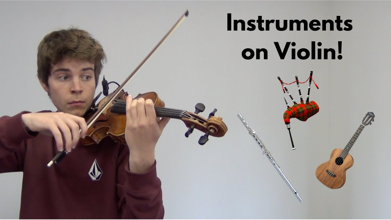 Violin made to sound like 5 different instruments