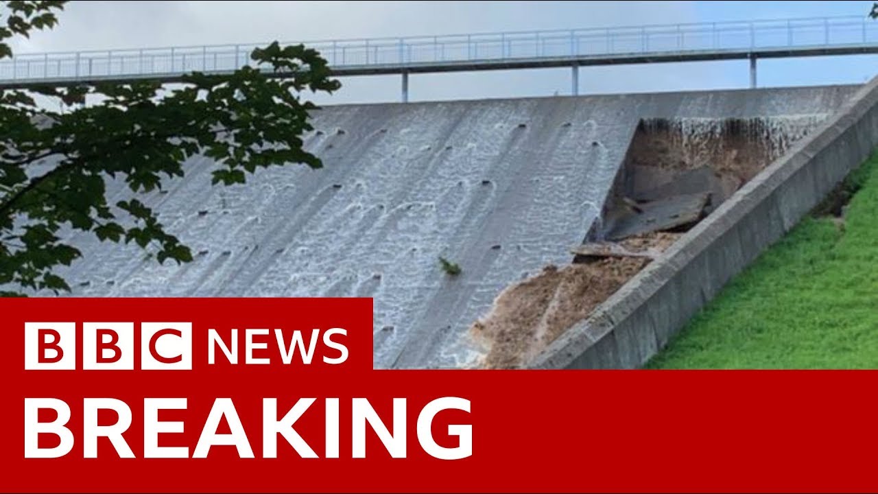 Rushing Flood Waters After Dam Wall Collapses Rushing Flood Waters After Dam Wall Collapses