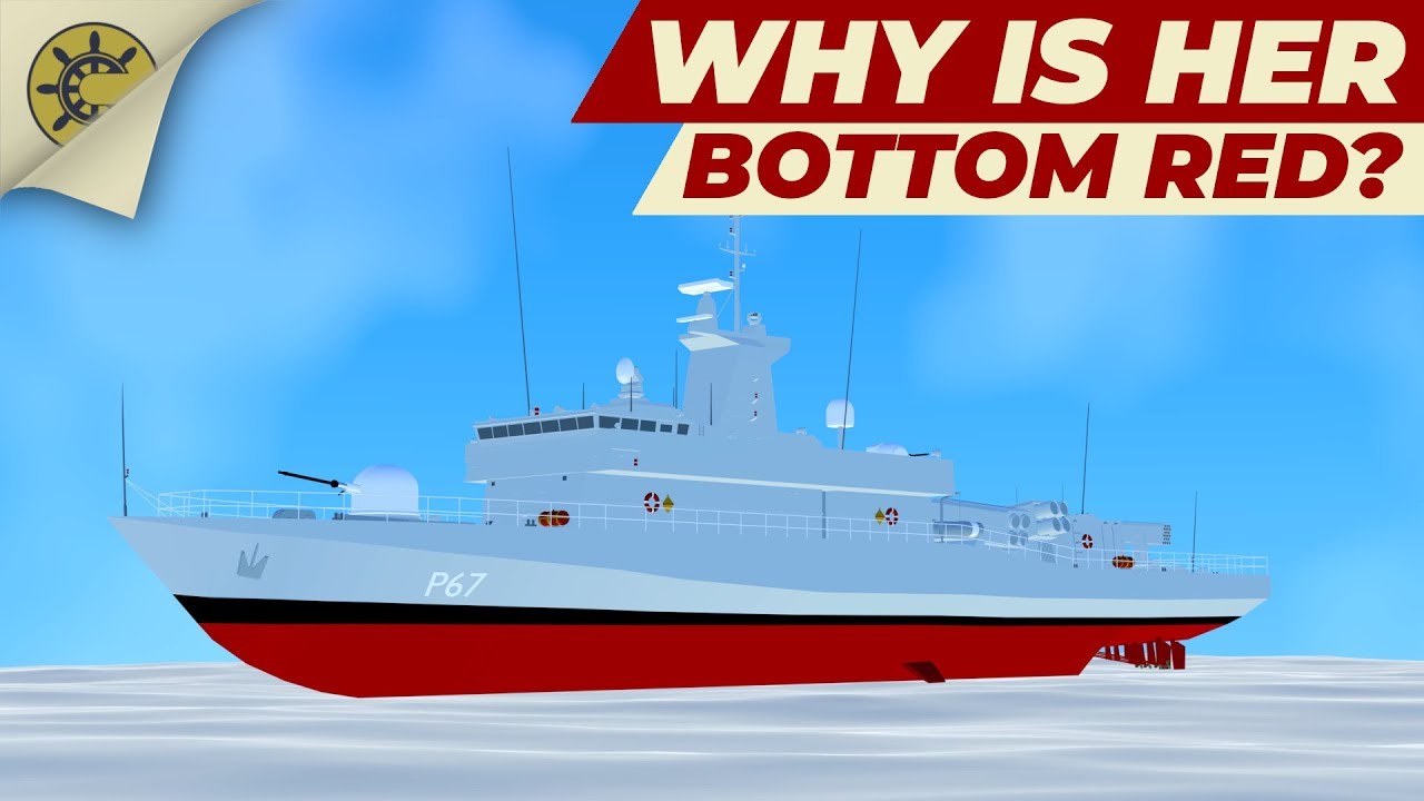 Why ships are a different color below the waterline