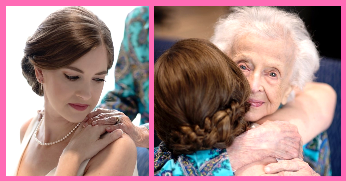 This Bride's Grandmother Couldn't Attend the Wedding, so She Took the