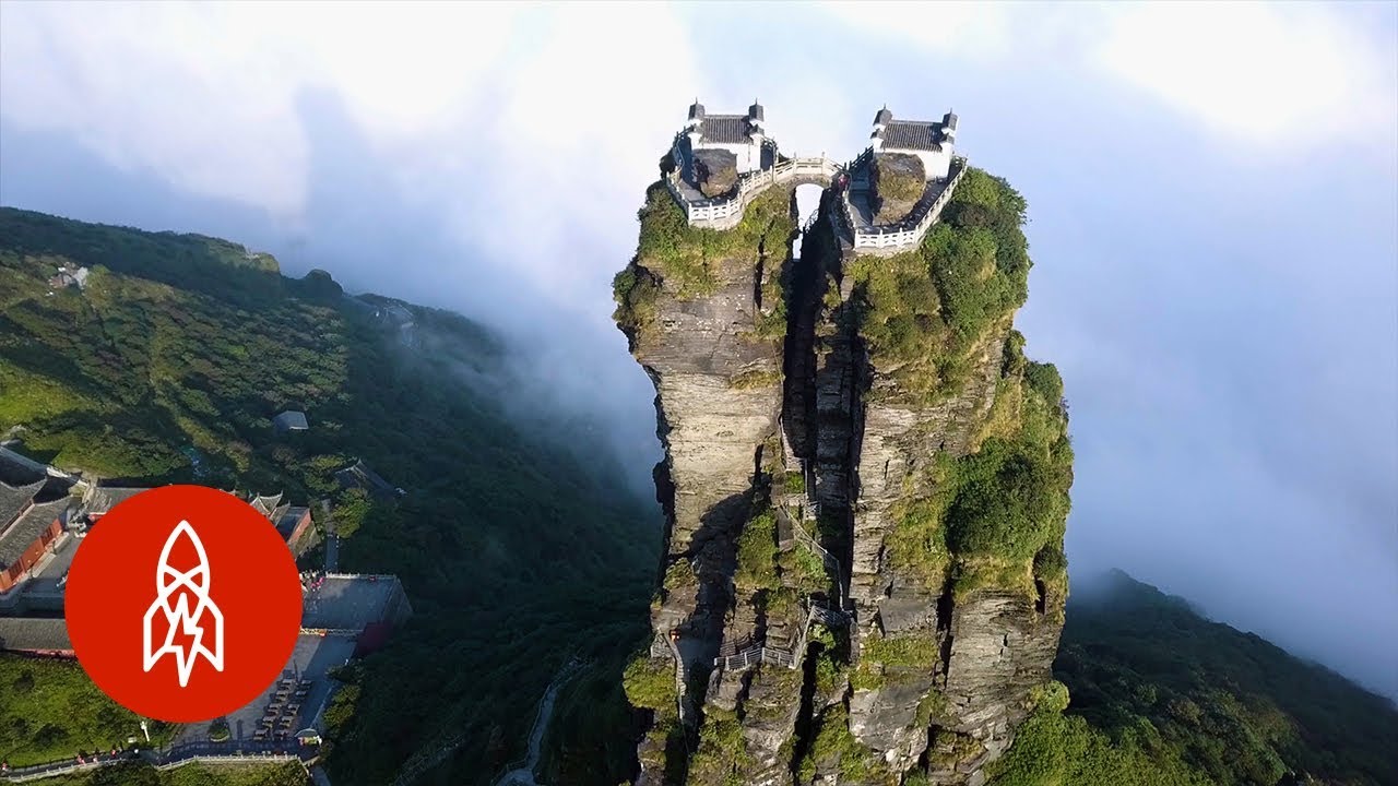 China's sacred temples 8,000 feet above sea level