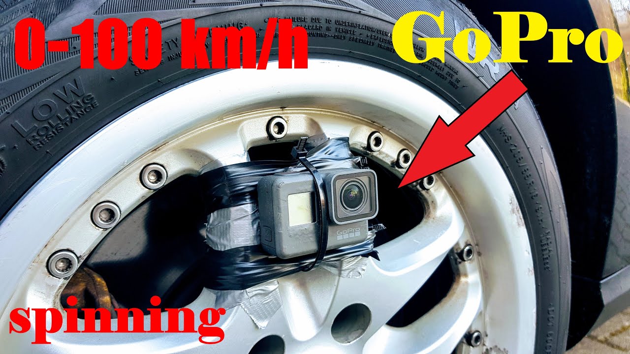 GoPro inside tire goes from 0 to 60mph.